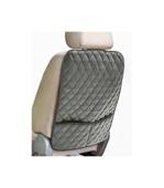 Protectie spatar  scaun auto cu buzunare imitatie piele Cod: 9070 - Negru cusatura Neagra