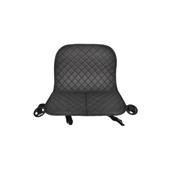 Protectie spatar  scaun auto cu buzunare imitatie piele Cod: 9070 - Negru cusatura Neagra