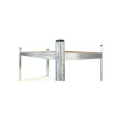 Raft metalic cu 5 polite MDF, 180x100x50cm, 250kg/polita, montaj fara suruburi, galvanizat Cod: BK92956