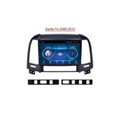 Rama Navigatie 9 cu cablaj  compatibila Hyundai Santa Fe II 2006-2012  Cod: NV3076/ GR1