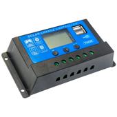 Regulator tensiune pentru panou solar 10A 12V/24V 2X port USB  BK87430