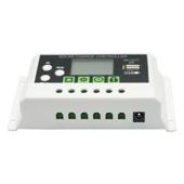 Regulator tensiune pentru panou solar 10A 12V/24V port USB 5V/2A  BK87456