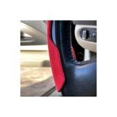 Set 2 ornamente volan Alcantara  diverse culori  Cod: FS-12 - Rosu FS-1201