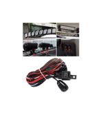 Set 2 proiectoare albe 12V si cablaj FLEX Cod:LA1023+HAL109