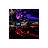 Set 21 lumini ambientale LED RGB DIGITAL ( poate afisa mai multe culori in acelasi timp pt. banda LED - tip apa curgartoare )  cu aplicatie BTT Cod:  HH-22021DIG