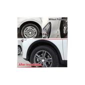 Set 4 ornamente protectie aripa din cauciuc 1,6mx3cm culoare Neagra Cod: FS-7012