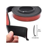 Set 4 ornamente protectie aripa din cauciuc 1,6mx4,5cm  culoare Neagra Cod: FS-7015