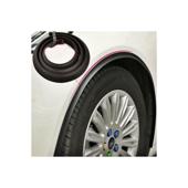 Set 4 ornamente protectie aripa din cauciuc 1,6mx2cm culoare Neagra Cod: FS-7017