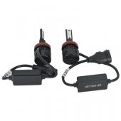 Set Bec H4 2 faze cu LED A9 TAIWAN 30W - 6800 lumen 6000k 12V