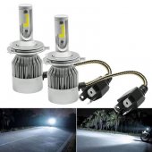 Set Bec H4 2 faze cu LED LX88 30W - 3200 lumen 6000k 12-24V