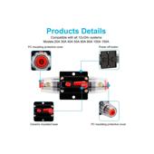 Siguranta automata cu buton reset 80A Cod:A207