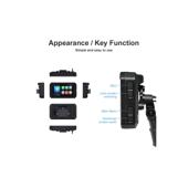 Sistem GPS moto cu DVR si camera marsarier + senzori presiune 12V cu 2 camere  Cod: CHS-C5-MOTO