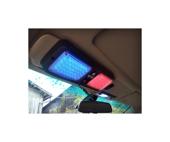 Lampa Led parasolar stroboscopica 12V lumina Rosie-Albastra Cod: 113A